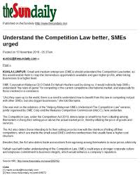 Law higher education in malaysia the ll.b. Understand The Competition Law Better Smes Urged Malaysia Competition Commission Mycc