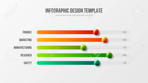 Business Infographic Presentation Vector 3d Colorful Balls Illustration