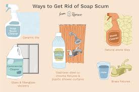 how to clean soap scum off every