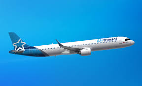 Lots of colourful clouds and scenery along the way! Airbus A321neolr Air Transat