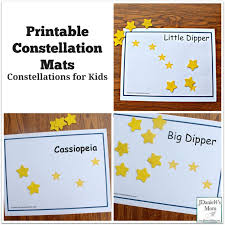 Printable Constellation Mats Constellations For Kids Facebook Constellations Constellation Activities Space Activities