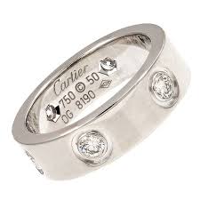 Cartier White Gold And Diamond Love Ring Cartier Love Ring Love Ring Jewelry