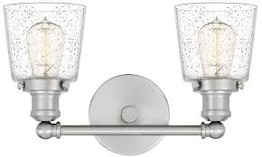 Whatever your lighting fantasy, you'll find the right polished nickel wall sconces to make it a reality at destination lighting. Quoizel Unis8602bn Union Modern Brushed Nickel 2 Light Bathroom Wall Sconce Quo Unis8602bn