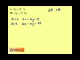 Solving Simultaneous Equations By Elimination Example 3 Simultaneous Equations Equations Solving