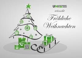 Wegen corona findet weihnachten 2020 leider im kleinen kreis statt. Weihnachtsgruss Uni Electronic Gmbh