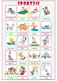 Hoy hablaremos del deporte en inglés, ¡deseamos que os sirva! 10 Ideas De Deportes En Ingles Deportes En Ingles Vocabulario En Ingles Posturas De Yoga Para Ninos