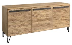 Sämtliche.eiche kommode vergleich die besten eiche kommoden analysiert! Kommode Buzet 07 Farbe Eiche Schwarz Teilmassiv Abmessungen 79 X 174 X 50 Cm H X B X T