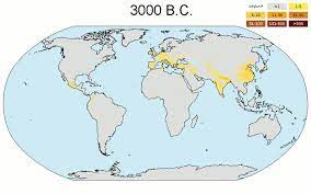 World Population Density From 3000 Bc To 2000 Ad In 2021 Historical Geography World Population Historical