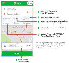 To answer your question, yes the function is there, you can book in advance from the app. Ride With Grabhitch Now Grab Sg