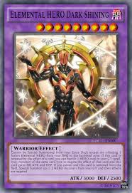 If this card attacks a defense position monster , inflict piercing battle damage to your opponent. Elemental Hero Dark Shining Realistic Cards Yugioh Card Maker Forum