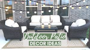 They are placed near sofas, deck chairs or dining tables. Outdoor Patio Decorating Ideas Tips Youtube