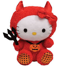 Ty Beanie Baby Hello Kitty Red Devil Costume Bbtoystore Com Toys Plush Trading Cards Action Figures Games Online Retail Store Shop Sale