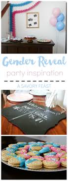 Although this section is geared towards the husband, there's no reason why. Gender Reveal Party Inspiration A Savory Feast