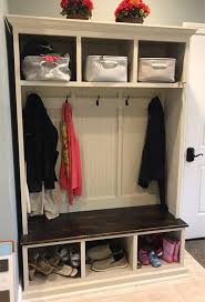 The Moraga 2 Section Hall Tree Etsy Entryway Bench Storage Shoe Storage Bench Entryway Mudroom Furniture