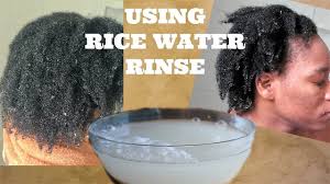 Fermented Rice Water Rinse To Nourish Natural Hair Water Hair Growth Natural Hair Styles Healthy Natural Hair