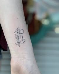 So Cute Tiny Wild Flower Tattoo Gemini Tattoo Gemini Tattoo Small Tattoos