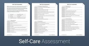 If you suffer from low self esteem, depression, anxiety or negative self talk these free self talk worksheets may be the key to turning your life around and improving your life! Self Care Assessment Worksheet Therapist Aid