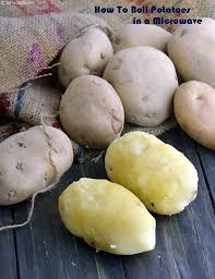 How To Boil Potatoes In A Microwave Recipe Easy Way To Boil Aloo In Microwave Recipe In 2020 Potatoes In Microwave Microwave Recipes Boiled Potatoes