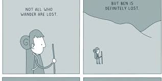 Not All Who Wander Are Lost Comic Comics Lost Memes