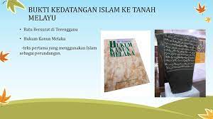 Prasasti ini membuktikan kedatangan islam ke tanah melayu bermula dengan penanda sejarah berserta bukti kukuh yang tidak boleh disangkal lagi termasuk maklumat berkaitan bidang sains gunaan hingga falsafah dan kalam, katanya. Sejarah Tahun 5 Tajuk 1 Warisan Negara Kita Ppt Download