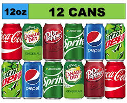 Dr pepper's unique, sparkling blend of 23 fruit flavours has been around for well over a century with that distinctive flavour you just can't quite put your dr pepper zero is the zero calories version of dr pepper, a sparkling blend of 23 fruit flavours. Amazon Com Soda Variety Pack 12 Cans Bundle Of Coke Pepsi Cola Dr Pepper Mountain Dew Sprite And Canada Dry Ginger Ale Soft Drinks Mini Fridge Organizer Can Restock Kit Grocery