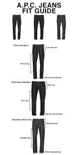 a p c jeans fit guide jeans fit jeans black jeans