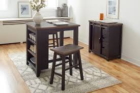 Browse macy's excellent selection, you'll find a wide range of options to suit your taste, budget, and style. Canton Black 3pc Counter Height Set Walker S Furniture Pub Table And Stool Sets