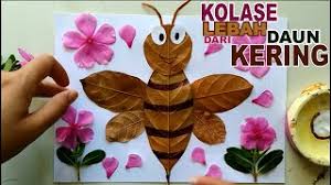 1000 gambar sketsa wajah pemandangan bunga lengkap. Cara Membuat Kolase Lebah Madu Dari Daun Nangka Kering Youtube