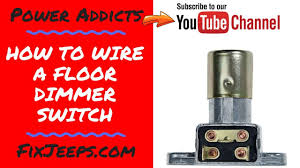 Wiring a dimmer switch is a great way to add some ambiance to a room in your home. How To Wire A Floor Mounted Dimmer Switch Great For Led Light Switching Youtube