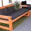 The outdoor furniture with pallet wood can be looked different and stunning. 1