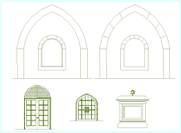 Our library is regularly supported daily by new quality models and projects. Different View Of Islamic Door Design Dwg File Cadbull