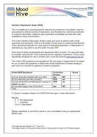 Image result for Geriatric Depression Scale