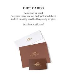 Check your coach gift card balance by either visiting the link below to check online or by calling the number below and check by phone. Coach Gift Cards Shop For Gift Cards And E Gift Cards At Coach