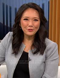 WornOnTV: Nancy Chen's grey zip up jacket