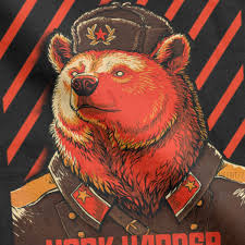 Vote Soviet Bear Russian Bear Meme The Soviet Union T Shirt Men Cottont Shirts Communist Ussr Comrades Tee Short Sleeve Tops 5xl T Shirts Aliexpress