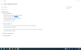 I tried with the latest feature update to windows 10 version 20h2 today and the problem. Windows 10 Failure To Update 0x80242016 Microsoft Community