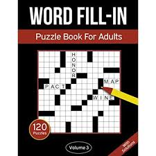 The fill in number puzzles games with numbers provided on alfunstuff.com are printable and playable online. Buy Word Fill In Puzzle Book For Adults 120 Word Fill In Puzzles With 9000 Words For Adults Seniors Volume 3 Word Fill In Puzzle Books For Adults Paperback July