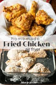 Air Fryer Fried Chicken Blue Jean Chef Meredith Laurence Recipe In 2020 Air Fryer Dinner Recipes Homemade Fried Chicken Actifry Recipes