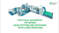Fully Automatic PP Woven Sack Cutting and Stitching Machine with Liner  Insertion | India | Part 1