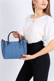 19 95 Tl Desenli Mavi El Ve Omuz Cantasi 26778c Modamizbir 2020 Mavi Giyim Ve Canta Modelleri