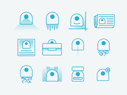Robot Vacuum Icons Robot Vacuum Robot Logo Icon