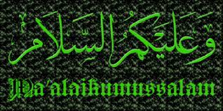 Entdecke rezepte, einrichtungsideen, stilinterpretationen und andere ideen zum ausprobieren. Tulisan Arab Assalamu Alaikum Wa Alaikumsalam Kaligrafi Dan Artinya