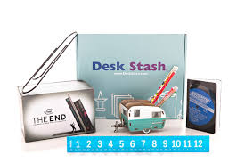 The writing desk features clean lines and a simplistic design that makes this desk the perfect accent for home or the office. Desk Stash For Fans Of Unique Office Supplies Desk Stash For Fans Of Unique Office Supplies Subscription Box Cratejoy