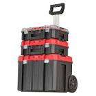 CMST60403 Portable Storage Tower - 3 Boxes - Red and Black Craftsman