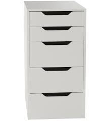 Desks and home office furniture. Ikea Alex Drawer Unit In White 36 X 70 Cm Amazon De Home Kitchen