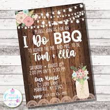 I Do Bbq Invitation Engagement Party Rustic I Do Bbq Invite Etsy In 2020 Engagement Invitations Engagement Party Invitations Backyard Engagement Party Decorations