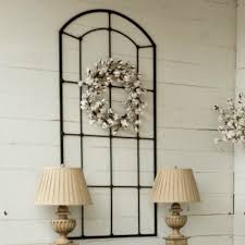 Large Rustic Farmhouse Metal Window Frame Frame Wall Decor Metal Window Frames Classic Home Decor