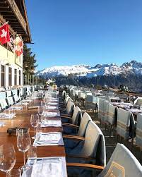 lunch at salastrains in st moritz ski destination switzerland travel winter travel