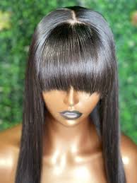 Lace Closure Machine Made Bang Unit 16”