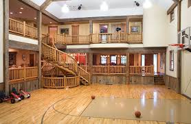 At Auction A Barn Full Of Wonders Home Basketball Court Indoor Basketball Court Home Gym Design